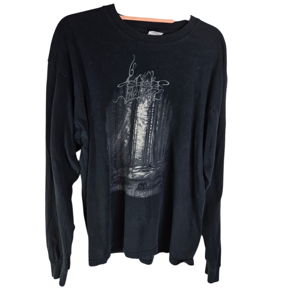 vtg Requiem Somnium in Putesco Black Metal Long Sleeve Shirt Atmospheric / DSBM